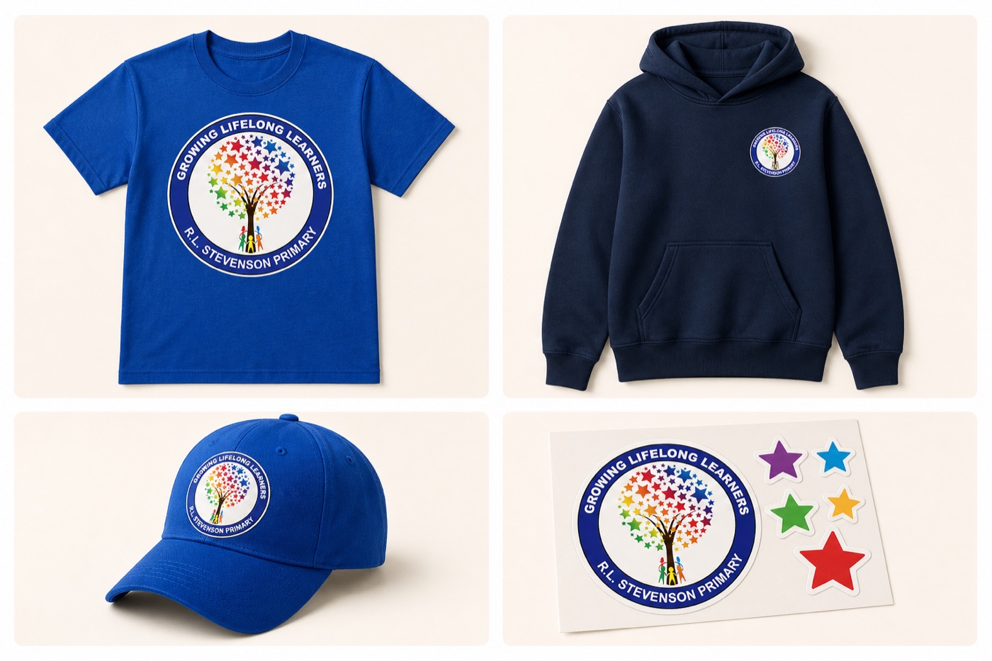 Example school spirit products